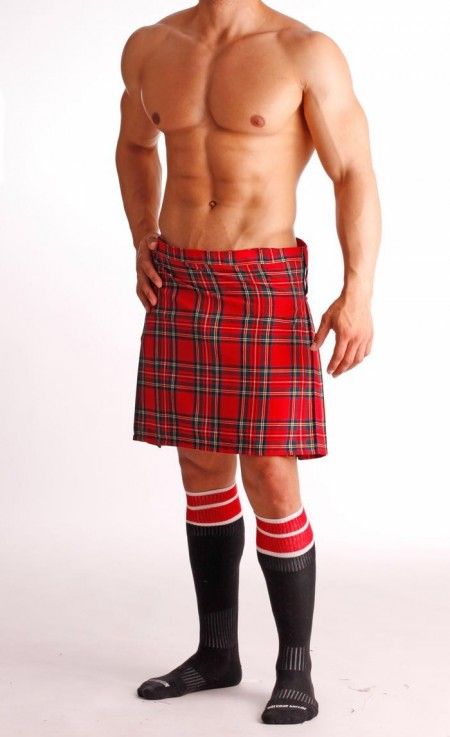 Faldas escocesas para hombre