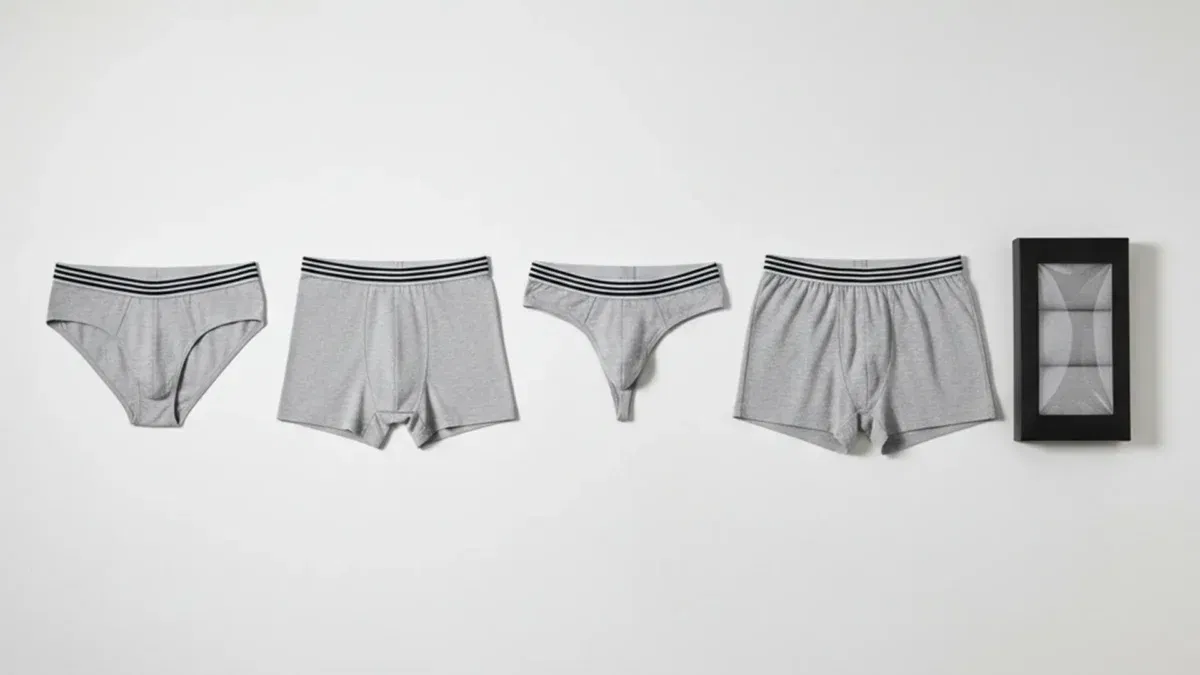 que tipos de ropa interior masculina hay