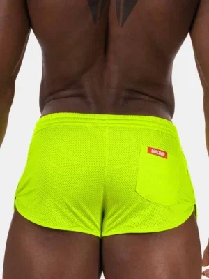 Short Deportivo Barcode Berlin Costa Amarillo Fluor