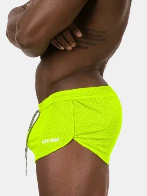 Short Deportivo Barcode Berlin Costa Amarillo Fluor