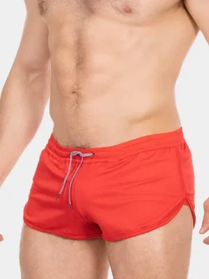 Short Deportivo Barcode Berlin Costa Rojo