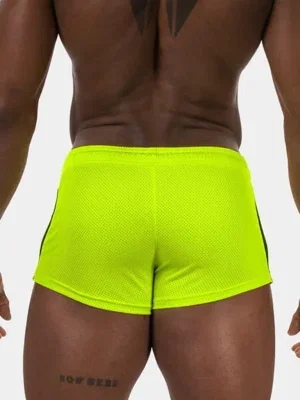 Short Barcode Berlin Timur Neongreen-Negro