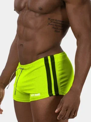 Short Barcode Berlin Timur Neongreen-Negro