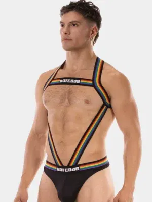 Body Harness Barcode Berlin Pride Ikem Negro