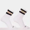 calcetines blancos hombre Barcode Berlin Bear vista lateral en pie