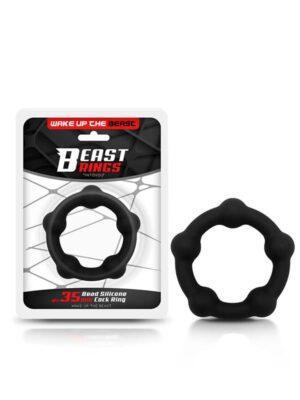 Cockring Anillo para el pene Beast Rings Bead Silicone 3.5cm