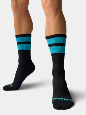 Calcetines Deportivos Barcode Berlin Gym Socks Negro Azul