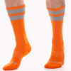 Calcetines Deportivos Gym Socks Naranja Gris