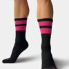 Calcetines Deportivos Barcode Berlin Gym Socks Negro Rosa