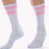 Calcetines Deportivos Gym Socks Barcode Berlin Azul Rosa