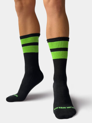 Calcetines Deportivos Barcode Berlin Gym Socks Negro Verde