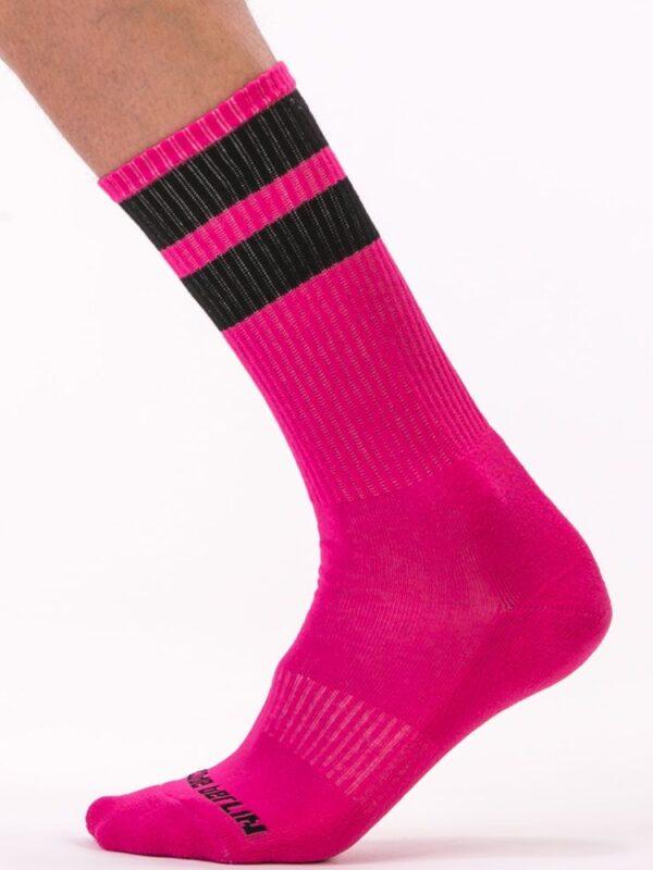Calcetines Gym Socks Rosa Negro