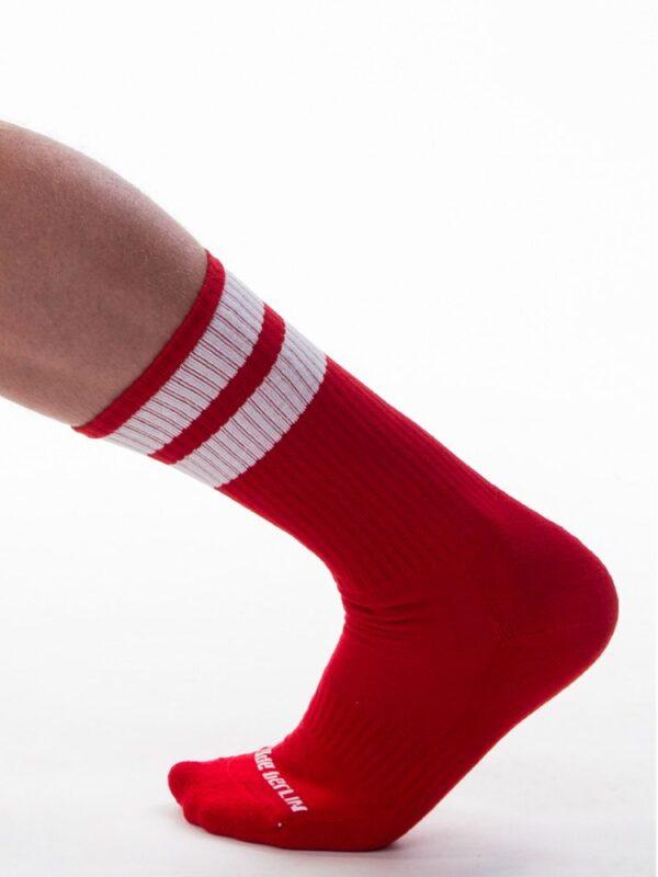 Calcetines Deportivos Gym Socks Rojo Blanco