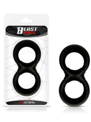 Cockring Anillo para el pene doble Beast Rings 25mm