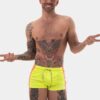 Pantalon corto deportivo Barcode Berlin Short Timur Neongreen