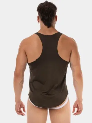 Camiseta de tirantes barcode berlin siler olive