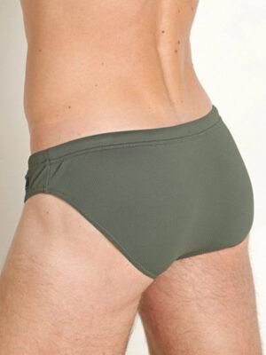 Bañador slip Emporio Armani de piqué