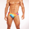 Bañador slip con relleno delantero Pride Tie-Dye