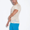 Polo de rejilla hombre Code 22 Knitted Stripe