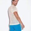 Polo de rejilla hombre Code 22 Knitted Stripe