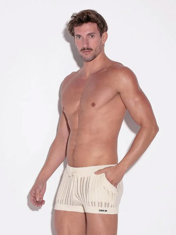 Pantallon corto deportivo de rejilla Short Knitted Code 22