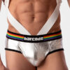 Slip Barcode Berlin Pride Biser Metalizado Plateado