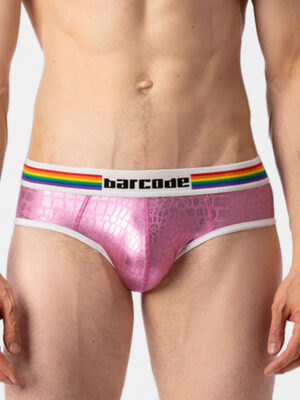 Slip Barcode Berlin Pride Biser Metalizado Rosa