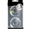 pack de 2 cockrings stacker ring transparente