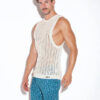 Tanktop de rejilla de punto Code 22 Knitted