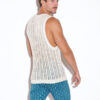 Tanktop de rejilla de punto Code 22 Knitted