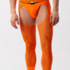 Leggings de Rejilla Cacci Naranja