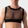 Crop Top Hombre Barcode Berlin Arman Negro