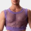 Crop Top Hombre Barcode Berlin Arman Morado