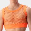 Crop Top Hombre Barcode Berlin Arman Neonorange