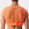 Crop Top Hombre Barcode Berlin Arman Neonorange