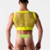 Crop Top Hombre Barcode Berlin Arman Neongreen