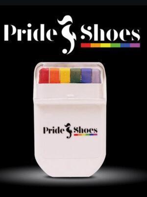 Gay Pride Rainbow Face Paint Fanbrush