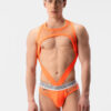 Slip de Rejilla para hombre Barcode Berlin Nursu Naranja