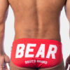 Bañador Slip Bruto Bear Rojo