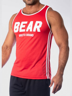 Camiseta de tirantes Bear Roja