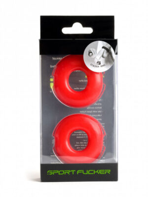 Pack 2 CockRings Stacker Rojo