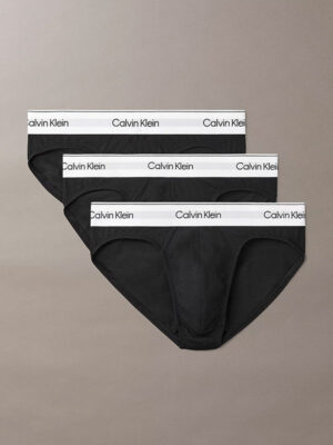 Pack 3 Slips Calvin Klein Negros UB1