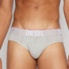 Pack 3 Slips Hombre Diesel Blanco Gris y Negro