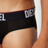 Pack 3 Slips Hombre Diesel Blanco Gris y Negro