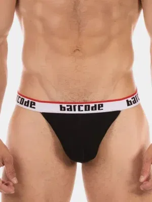 Tanga de hombre de algodón Barcode Berlin Miran