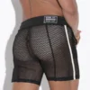 short Code 22 Openwork negro vista trasera completo estilo urbano