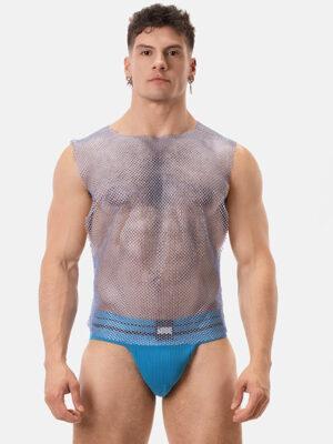 Tanktop Barcode Berlin Bling Azul Rosa 497