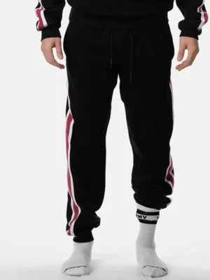 Fleece Pants Fuzzy Negro de la marca alemana de ropa masculina Barcode Berlin