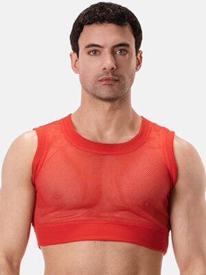 Crop Top Barcode Berlin Yasin Rojo
