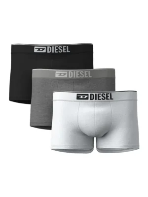 Pack 3 Boxer Hombre Diesel E4878 en colores gris, negro y blanco.